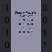 BINARY PUZZLE IQ TEST Shorts Youtubeshorts