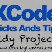 XCode Tricks And Tips Tidy Project Geeky Lemon Development