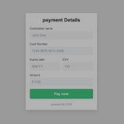 Создание формы оплаты с использованием HTML CSS и JavaScript для проверки данных Программирова
