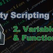 Unity Scripting 101 Variables Functions Unity 5 6 2017