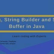 Difference Between String String Buffer And String Builder In Java