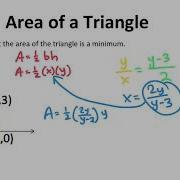 Calc AB Section 3 7 Optimization Area Of A Triangle
