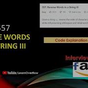 Reverse Words In A String III LeetCode 557 Java LearnOverflow