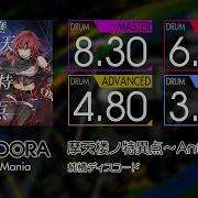 GITADORA 摩天楼ノ特異点 Anti HERO MASTER BASIC Drum