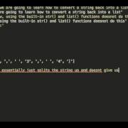 Converting A String List Back Into A Python List