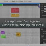 ThinkingParticles 6 Multi Physics Physics Simulation To Particles Particle Groups