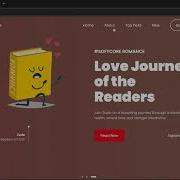 Animated Book Store Website Design HTML CSS JavaScript Source Code On GitHub