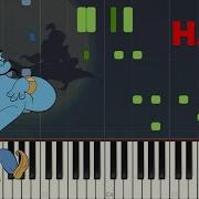 Hard Piano Tutorial Friend Like Me Aladdin Slava Makovsky