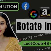 Поворот изображения матрицы LeetCode 48 Python 2 способа