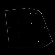 Convex Hull Graham Scan Algorithm Manim Animation