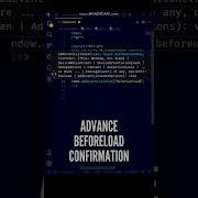 Advance Before Load Confirmation Tutorial In JavaScript Shorts Javascript Html Programming