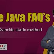 Can We Override Static Method In Java Core Java Interview Questions Naresh IT