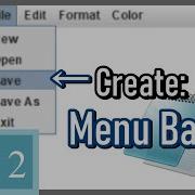 How To Make Notepad In Java 2 8 Menu Bar And Menu Items