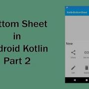 Bottom Sheet In Android Kotlin Part 2