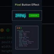 Pixel Button Effect Css Webdesigntutorial