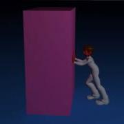Animation Of Pushing A Heavy Object In 3D Max