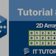 C Tutorial 2D Arrays Create Access Update Loop Through Values