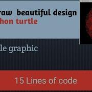 Draw Beautiful Design Using Python Turtle Mandala Art Using Python Python Tutorial