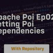 Apache Poi Ep02 Setting Poi Dependencies