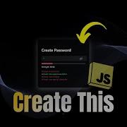 Build A Password Strength Checker Full HTML CSS JS Tutorial