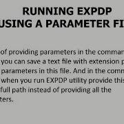 Exporting Data Using EXPDP Utility In Oracle