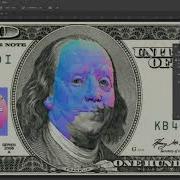 Hand Painting A Normal Map Over Benjamin Franklin For Lighting In Photoshop