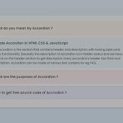 How To Create Responsive Accordion In HTML CSS JavaScript