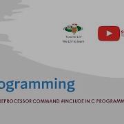 Lecture 5 22 Pre Processor Command Include In C Programming C Programming Coding In C