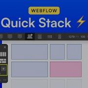 Quick Stack Component In Webflow