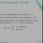 Functional Encryption II Carla Mascia