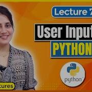 P 07 Input Function In Python Take User Input In Python Python Tutorials For Beginners