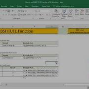 How To Use SUBSTITUTE Function In Excel