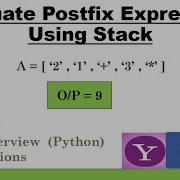 Evaluate Postfix Expression Using Stack