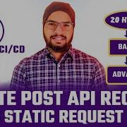 Playwright TypeScript 72 How To Create POST API Request Using Static Request Body API Testing