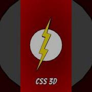 3D Flash Logo Made In HTML CSS SVG And Javascript Shorts Jmc23id