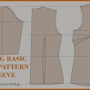 How To Draft Basic Bodice Pattern With Darts For BEGINNERS Sleeve Drafting Tutorial