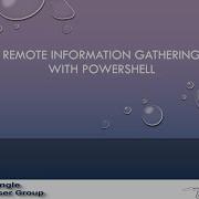 Remote Information Gathering In PowerShell With David Steimle