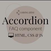 Build An Accordion FAQ In HTML CSS JS Web Components