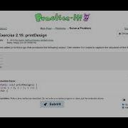 Exercise 2 15 PrintDesign Java Tutorial Practice It