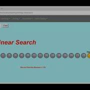 Linear Search With Animation