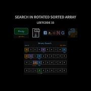Search In Rotated Sorted Array Leetcode 33 Using Binary Search