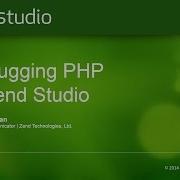 Debugging PHP In Zend Studio