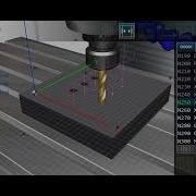 CNC Milling Machine Simulation Drilling Example G Code M Code