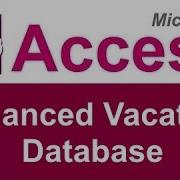 Microsoft Access Enhanced Vacation Database Template