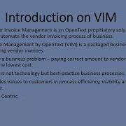 Training On SAP Opentext Vendor Invoice Management VIM By Sanchit A