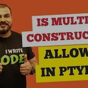 Tutorial 18 Multiple Constructors In Python Python In Hindi Krish Naik