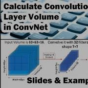 Calculate Convolutional Layer Volume In ConvNet