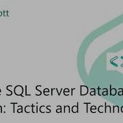 2020 SQLSatLA Presents Secure SQL Server Database Design By Dan Mallott PureStorage Room