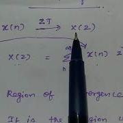 Z Transform Of Unit Step Sequence