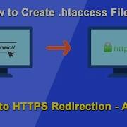 How To Create Htaccess File HTTP To HTTPS Redirection Apache Htaccess Redirect 301 Code